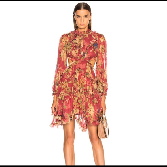 zimmermann melody strapless long dress